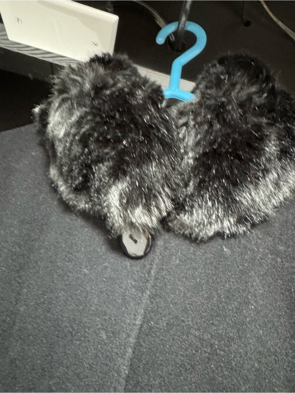 Black Faux Fur Ear Muffs
